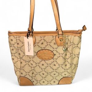 Juicy Couture Beige Monogram Tote